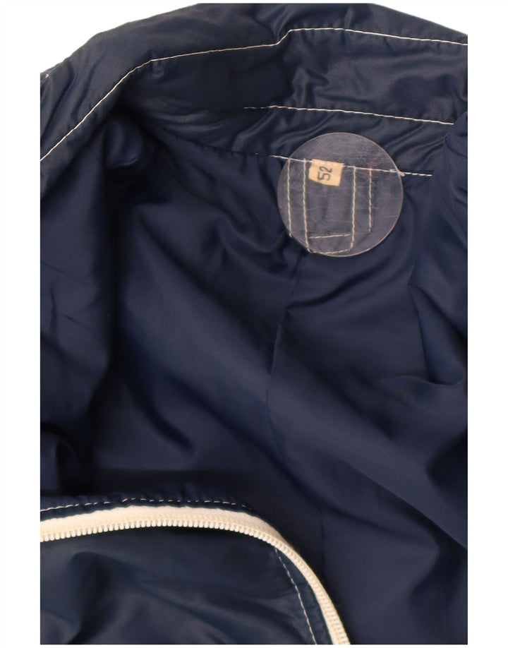Chaqueta bomber vintage para hombre IT 52 XL Azul marino Colorblock