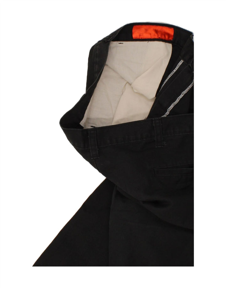 DICKIES Mens Straight Cargo Trousers W42 L32 Black Polyester Vintage Dickies and Second-Hand Dickies from Messina Hembry 