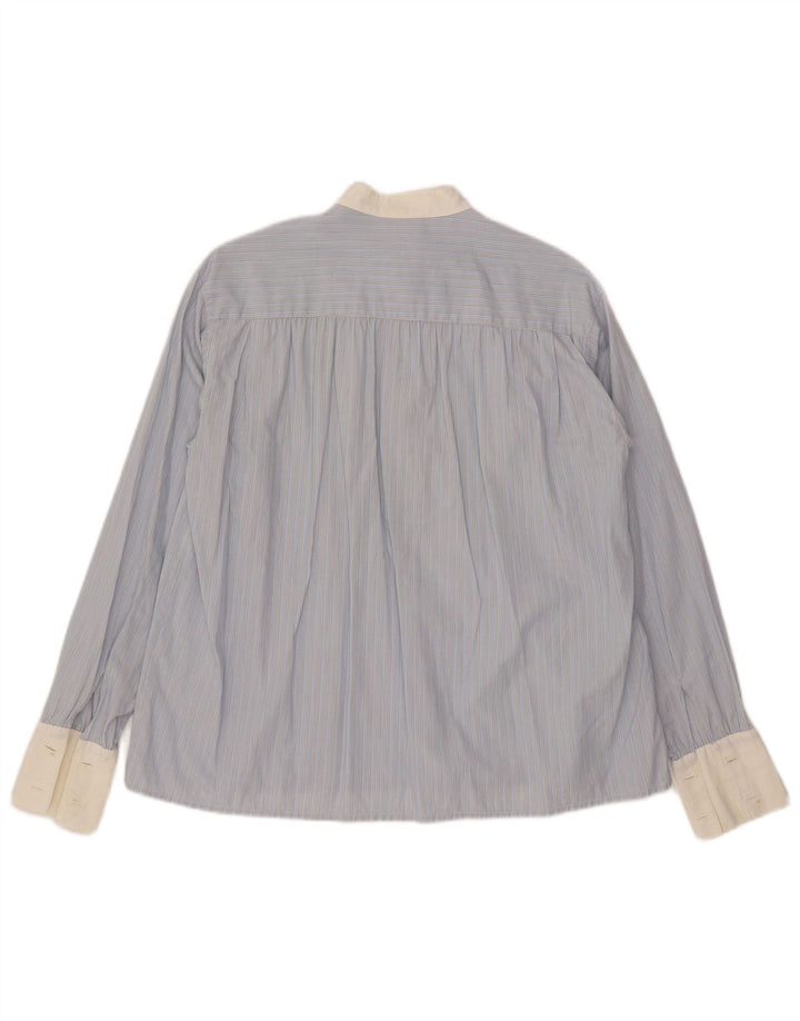 Penny Black - Camisa tipo jersey para mujer con lazo frontal, talla 40, talla grande, color azul