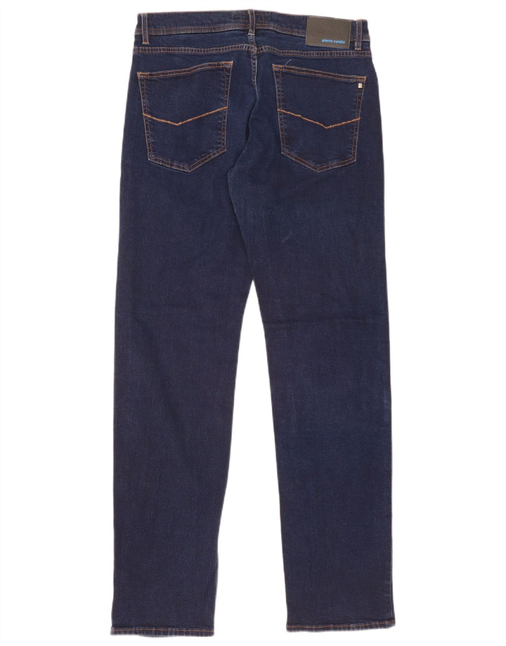 Pierre Cardin Vaqueros ajustados para hombre W34 L34 Azul marino