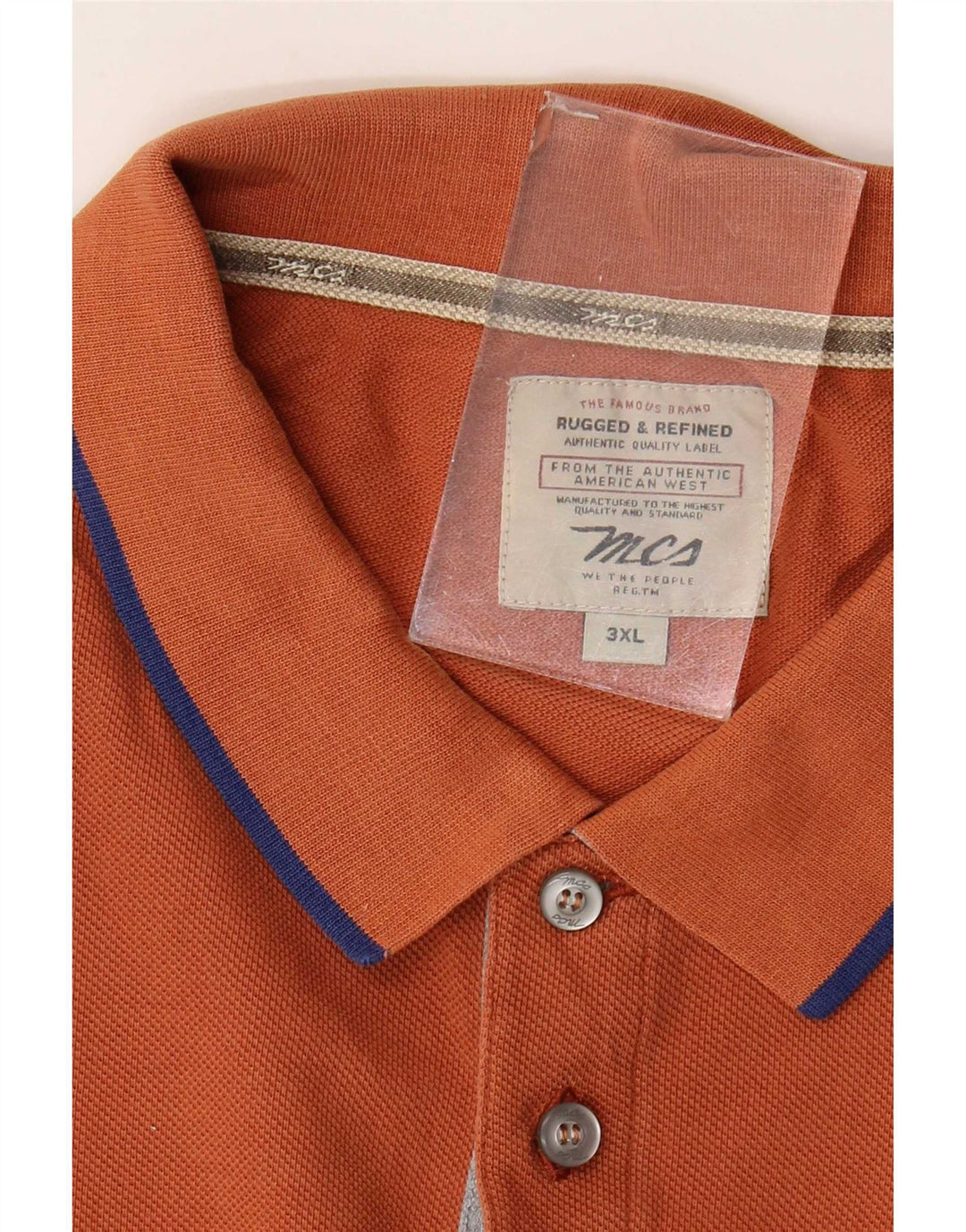 Marlboro Classics Polo Hombre 3XL Marrón Rayas