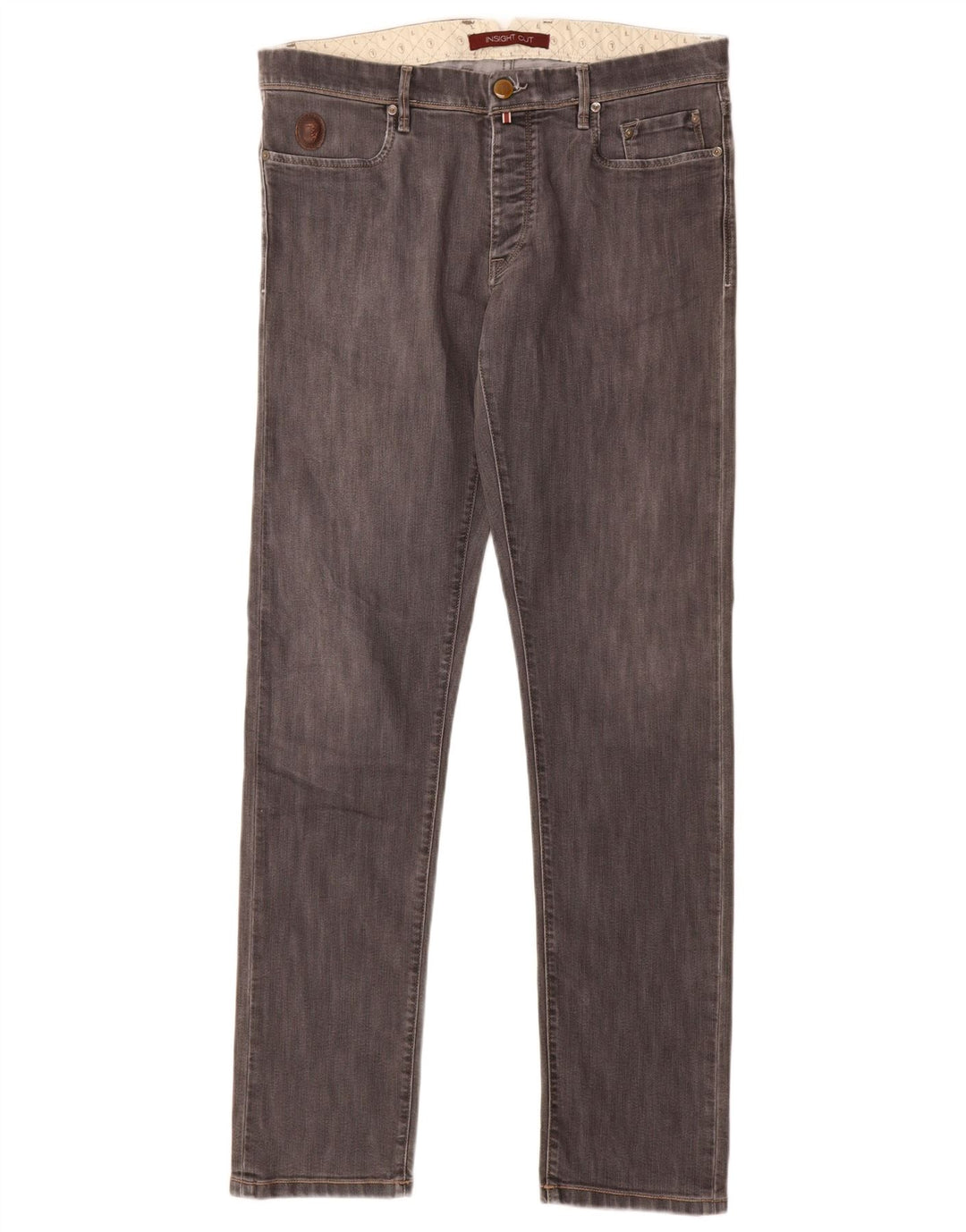 Vaqueros Trussardi Hombre Slim W33 L34 Algodón Gris