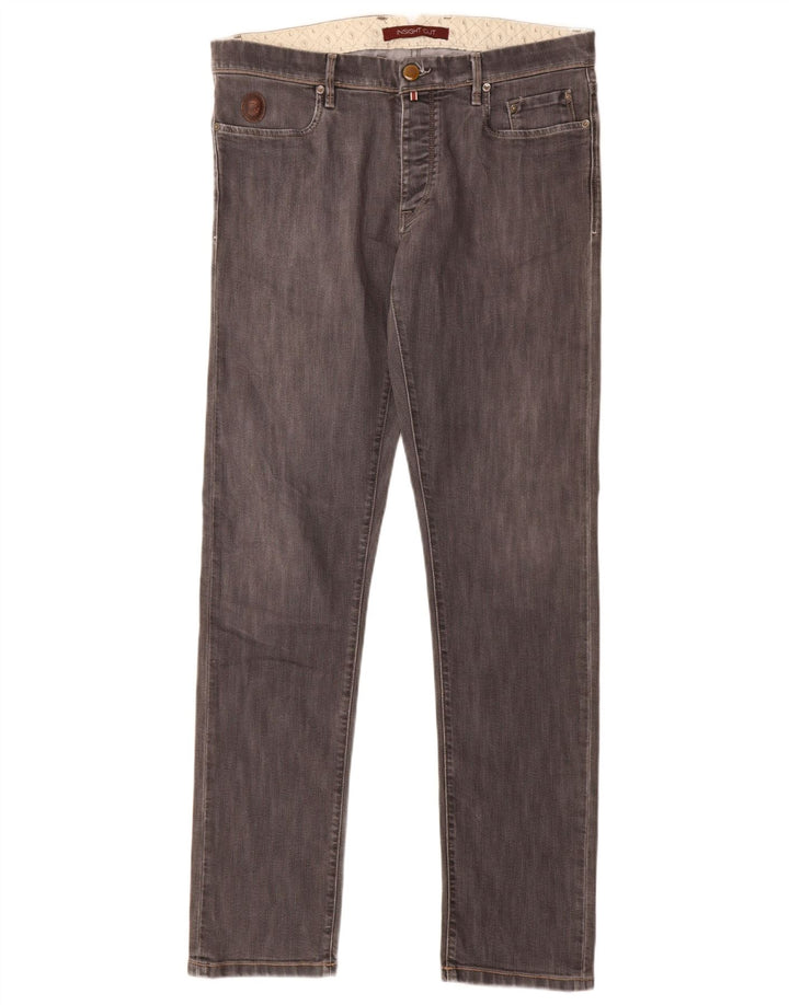 Vaqueros Trussardi Hombre Slim W33 L34 Algodón Gris