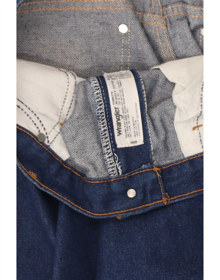 Wrangler Vaqueros Rectos Regulares Para Hombre W33 L32 Algodón Azul