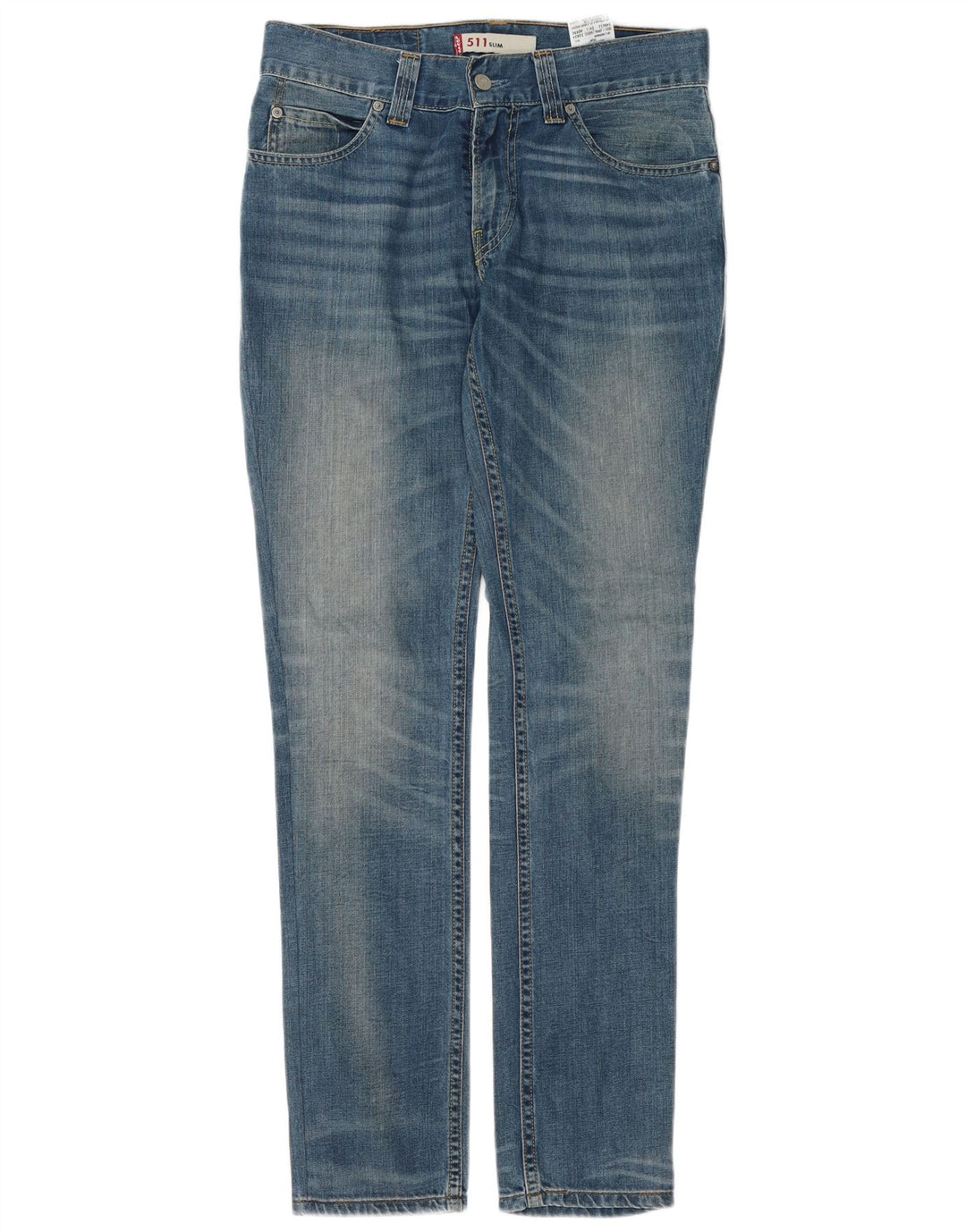 Levi's Mujer 511 Slim Jeans W32 L34 Algodón Azul