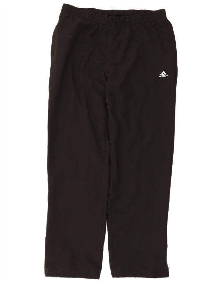 Adidas Mens Climalite Chándal Pantalones Grande Negro Poliéster