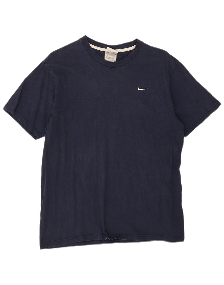 Camiseta Nike Hombre Top Medium Azul Marino Algodón