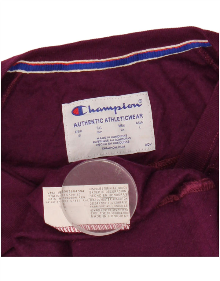 Champion Sudadera de gran tamaño con gráfico para mujer UK 10 Small Púrpura