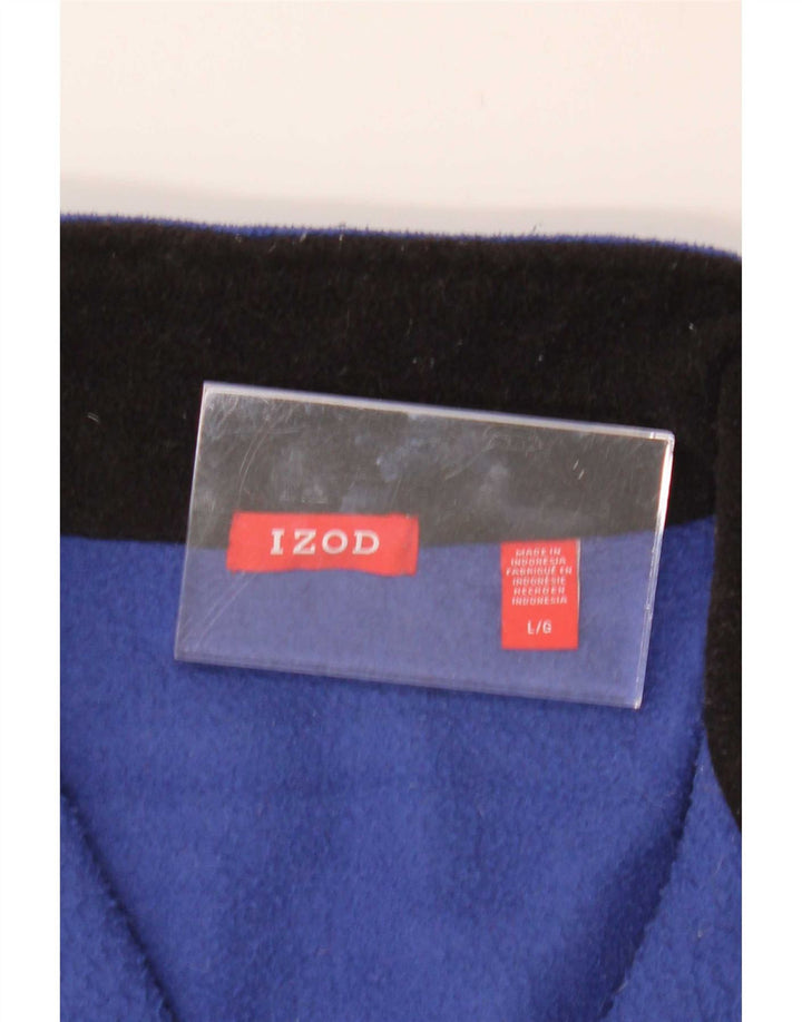 Chaqueta polar para hombre Izod UK 40 Large Blue