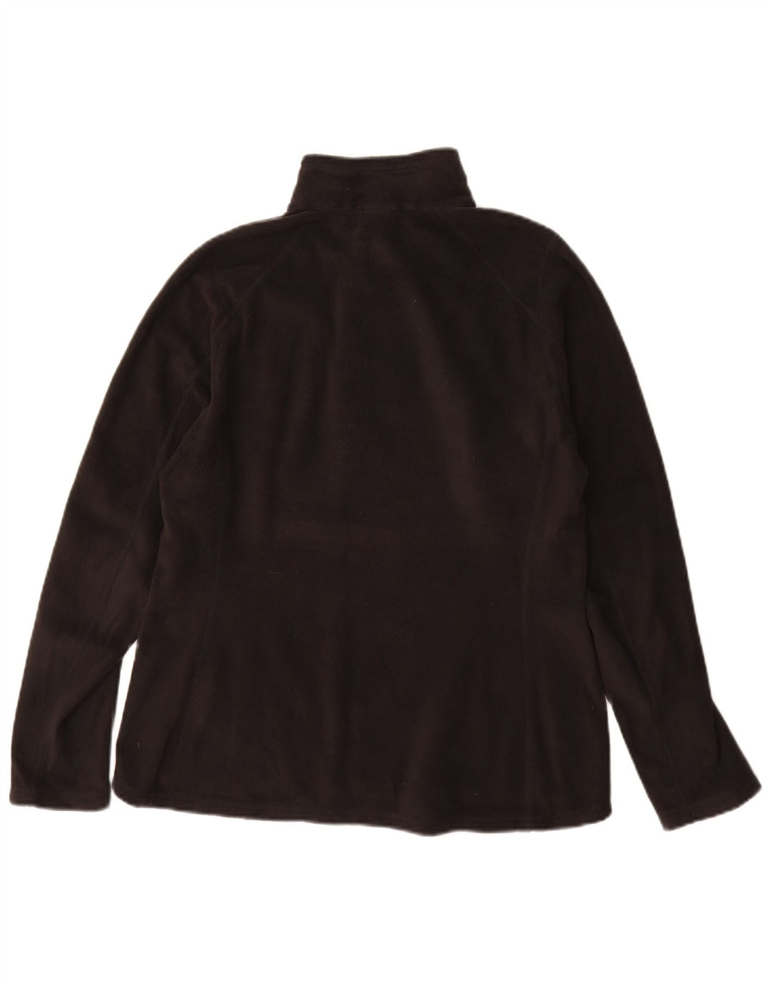 THE NORTH FACE Jersey polar con cuello y cremallera para mujer UK 44 Poliéster negro mediano