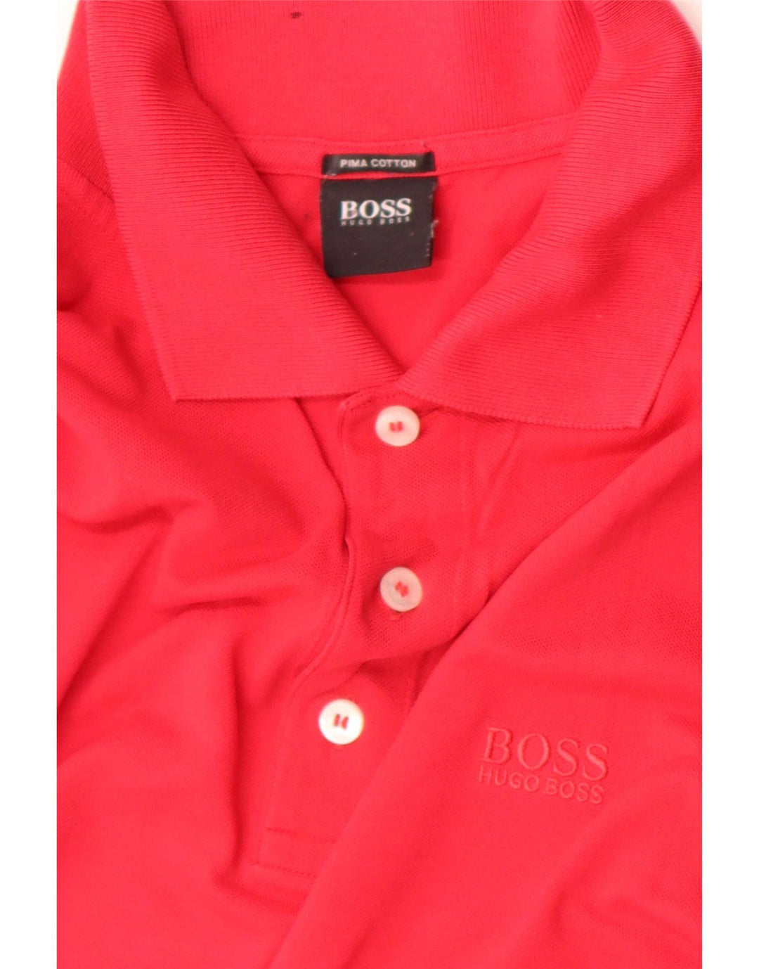 Polo Hugo Boss Hombre Rojo Grande