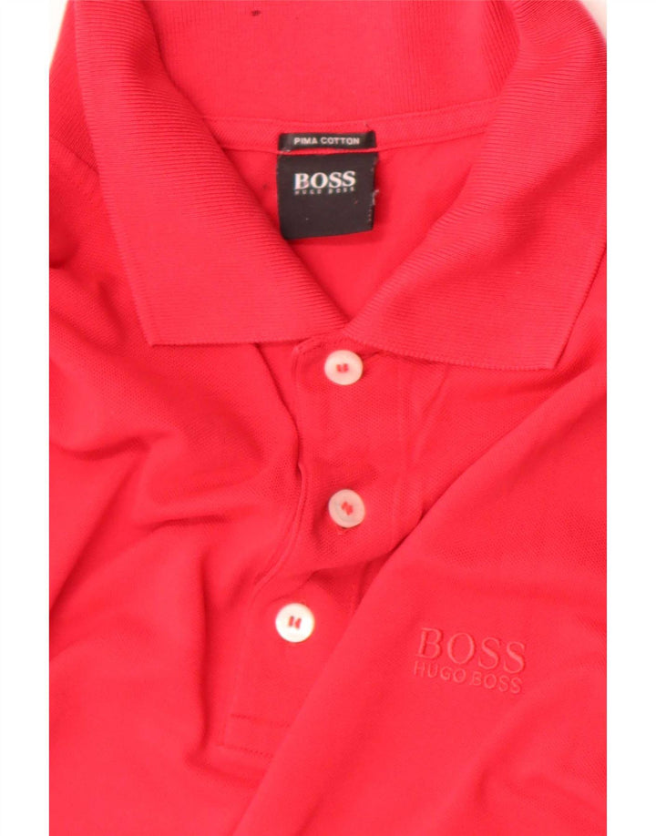 Polo Hugo Boss Hombre Rojo Grande