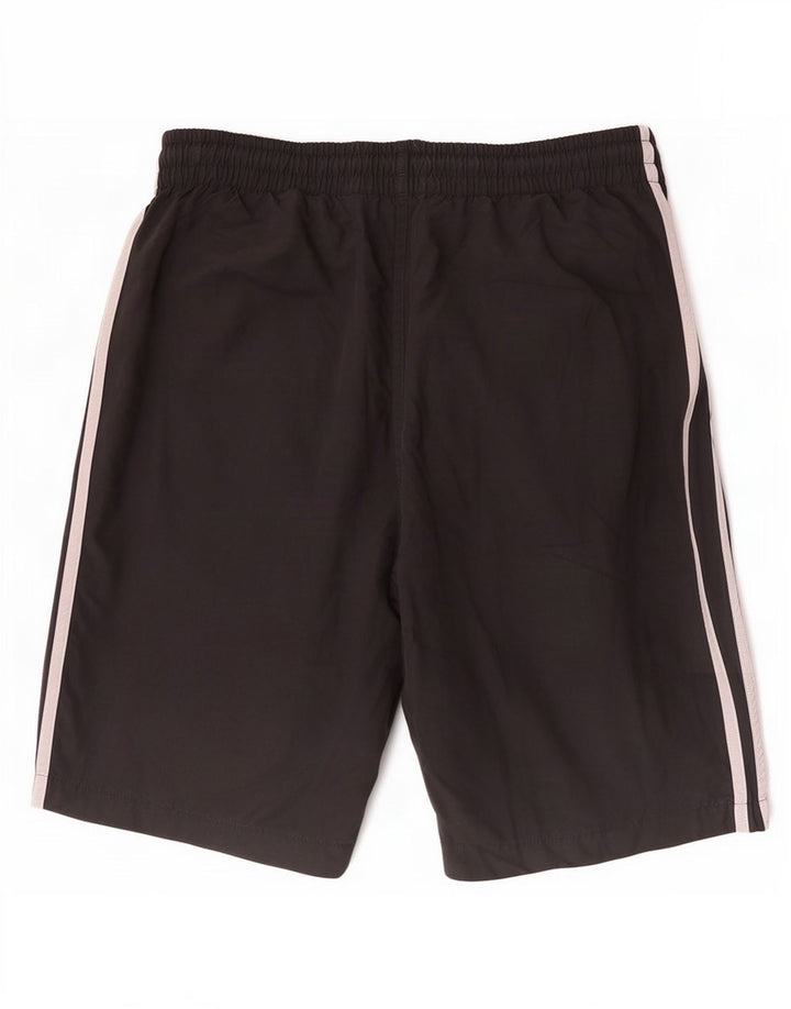 Adidas - Pantalones cortos deportivos para hombre, talla grande, nailon negro