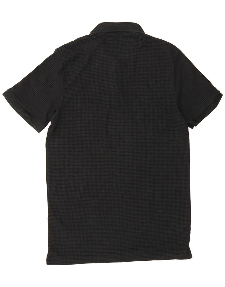 JACK & JONES Mens Polo Shirt Medium Black Cotton Vintage Jack & Jones and Second-Hand Jack & Jones from Messina Hembry 