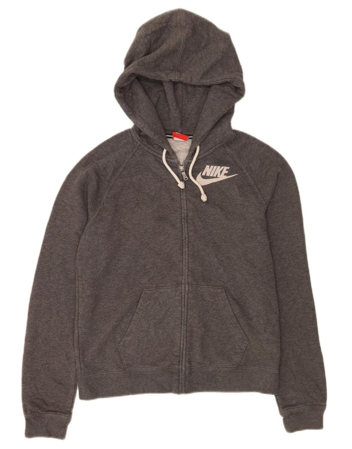 Nike Sudadera con capucha y cremallera para mujer Reino Unido 14 Algodón gris medio