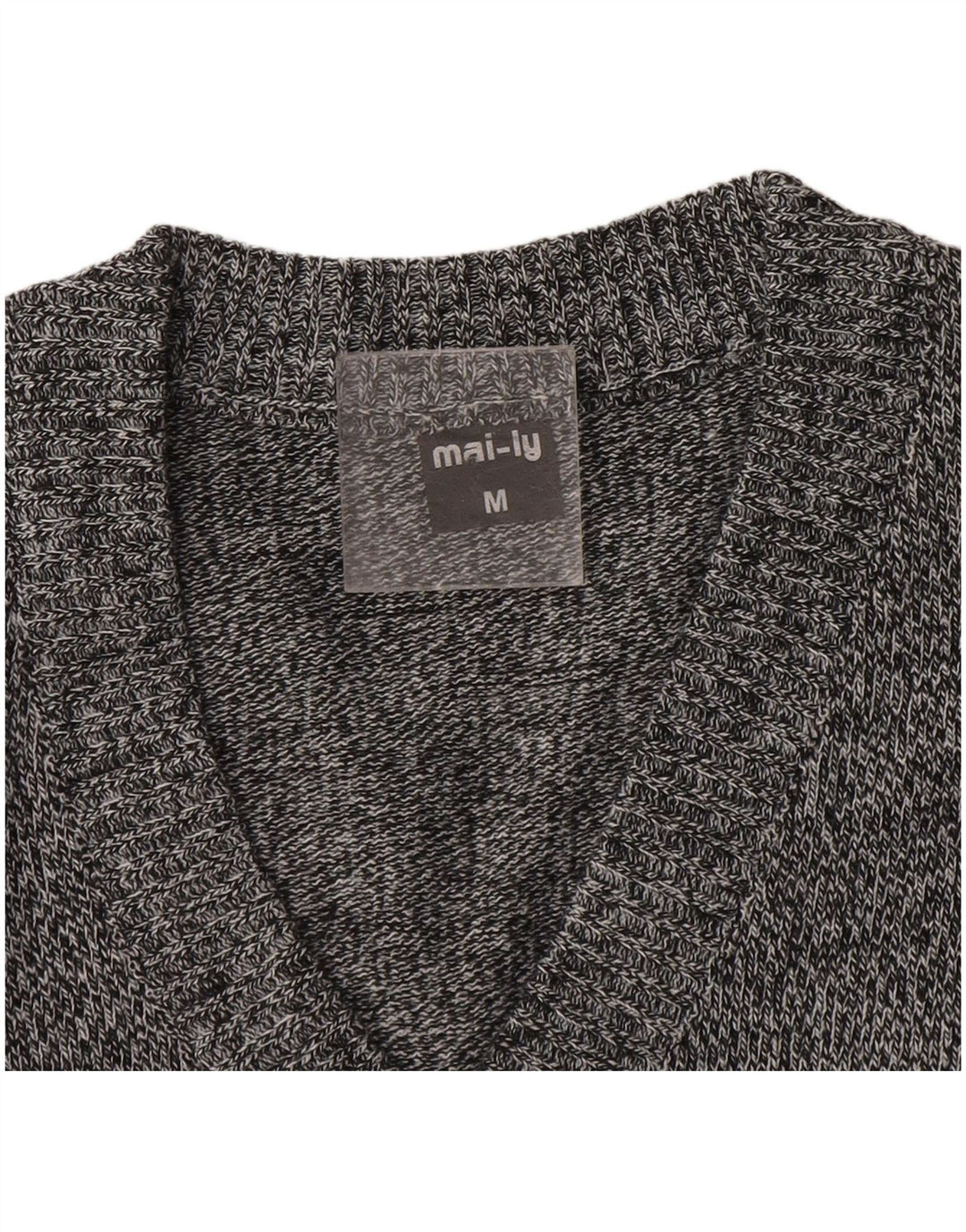 Vintage hombres chaleco tanque top medio gris rayas