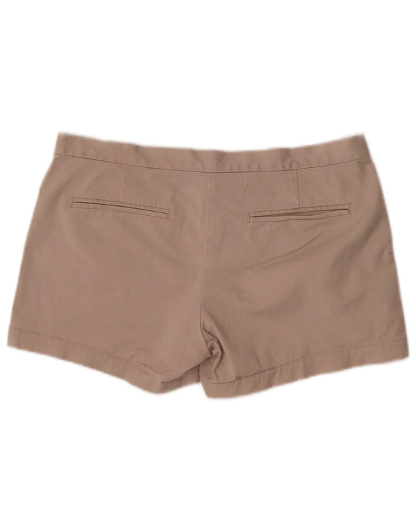 Armani Exchange Pantalones cortos chinos de cintura baja para mujer US 8 Medium W32 Algodón beige
