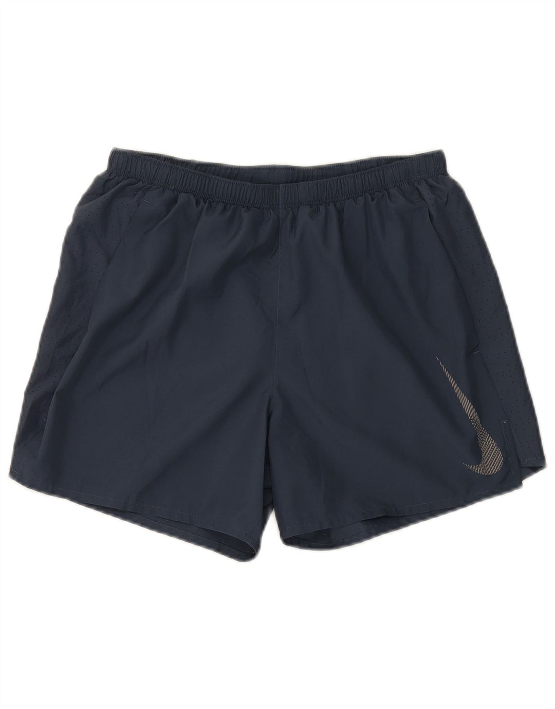 Pantalones cortos deportivos Nike Dri Fit para hombre Poliéster azul marino mediano