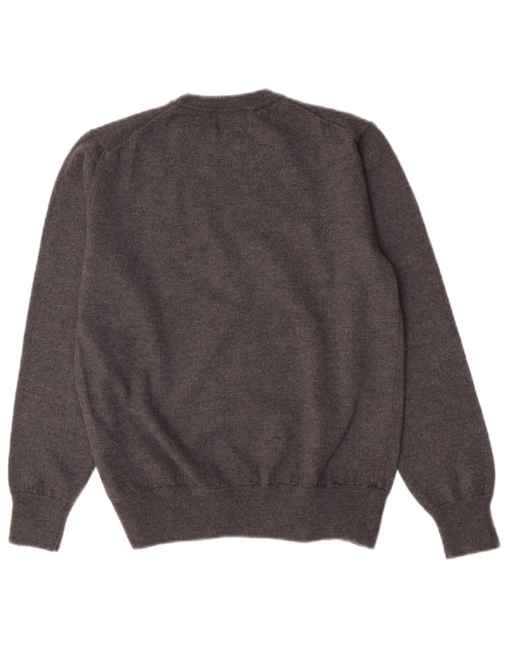 Refrigiwear Jersey con Cuello Redondo para niño 11-12 años Lana Gris Medio