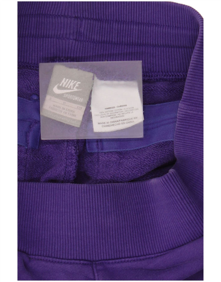 Nike - Pantalones cortos deportivos para hombre (algodón morado pequeño)