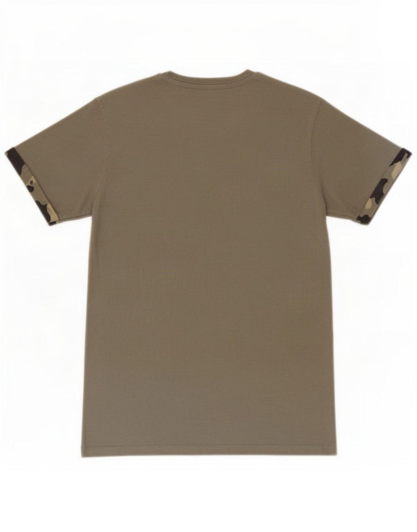 Jack & Jones Hombre Camiseta Top Medium Khaki Algodón
