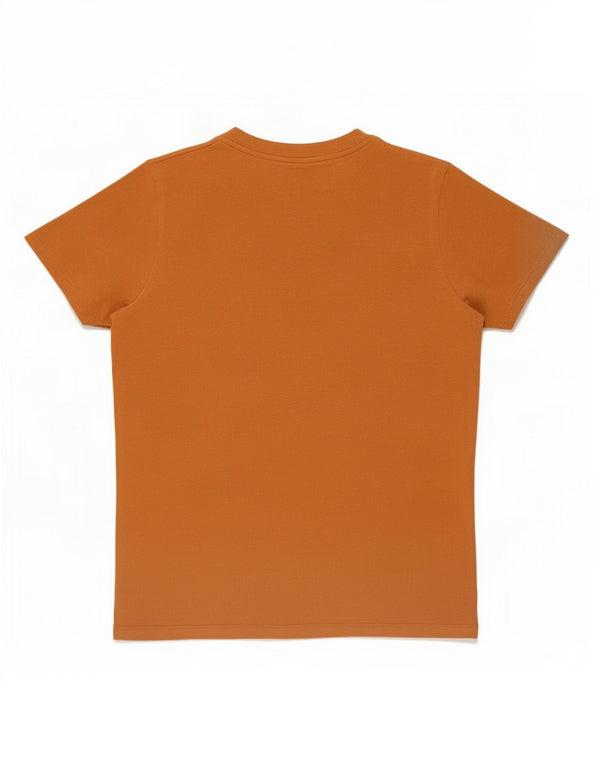 Jack & Jones Hombre Camiseta Gráfica Top Algodón Beige Medio