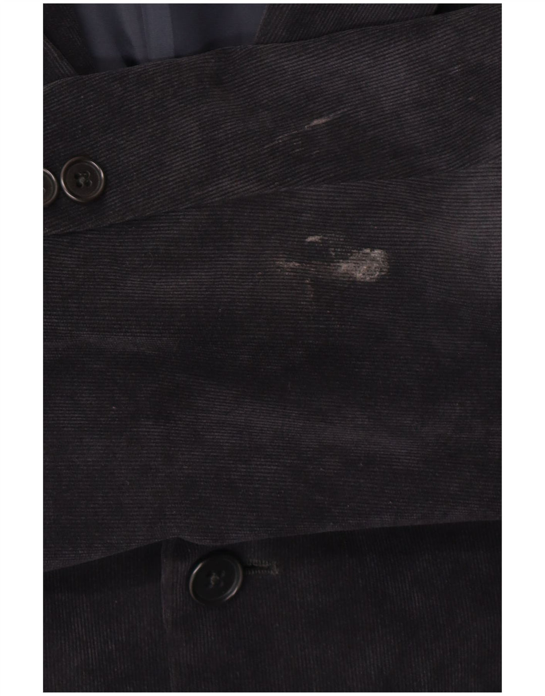 Armani Collezioni Chaqueta tipo blazer de pana con 2 botones para hombre IT 58 3XL Azul marino