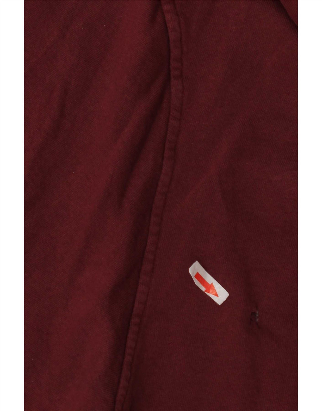 Pull & Bear Jersey con capucha extragrande con gráfico para mujer Reino Unido 44 Medio Borgoña