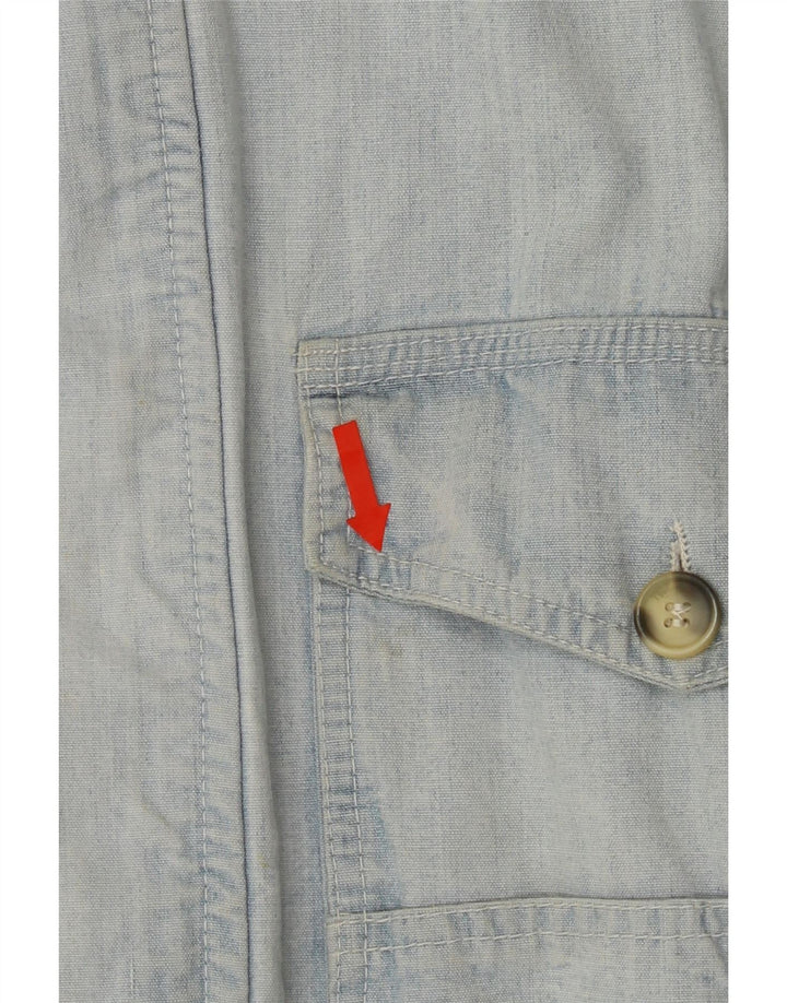 MASH Mens Denim Jacket UK 42 XL Blue Vintage Mash and Second-Hand Mash from Messina Hembry 