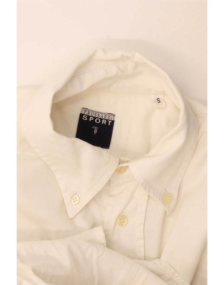 Camisa Trussardi Hombre Small Blanco