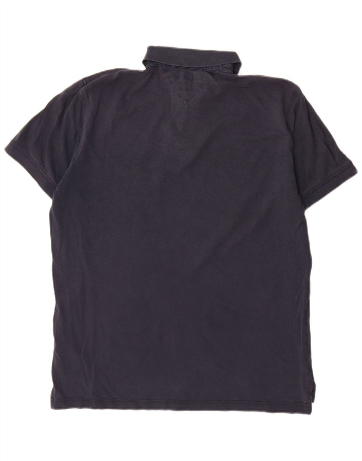 Polo Tommy Hilfiger Hombre Regular Fit Azul Marino Medio