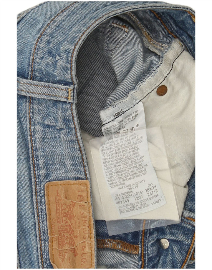 Vaqueros Levi's Mujer 570 Rectos W28 L30 Algodón Azul
