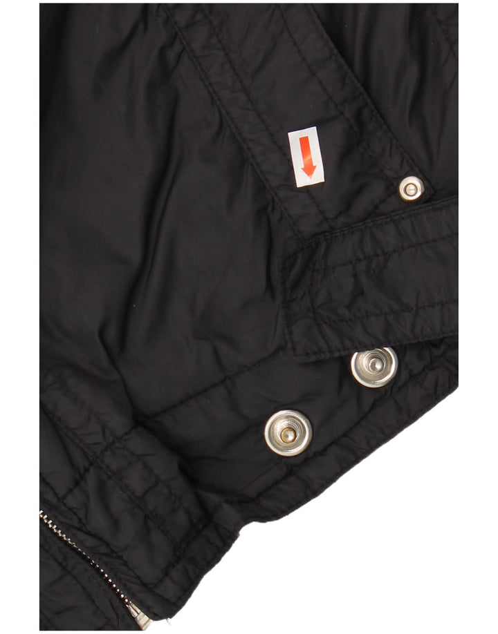 ZARA Chaqueta utilitaria para hombre UK 38 Medium Black
