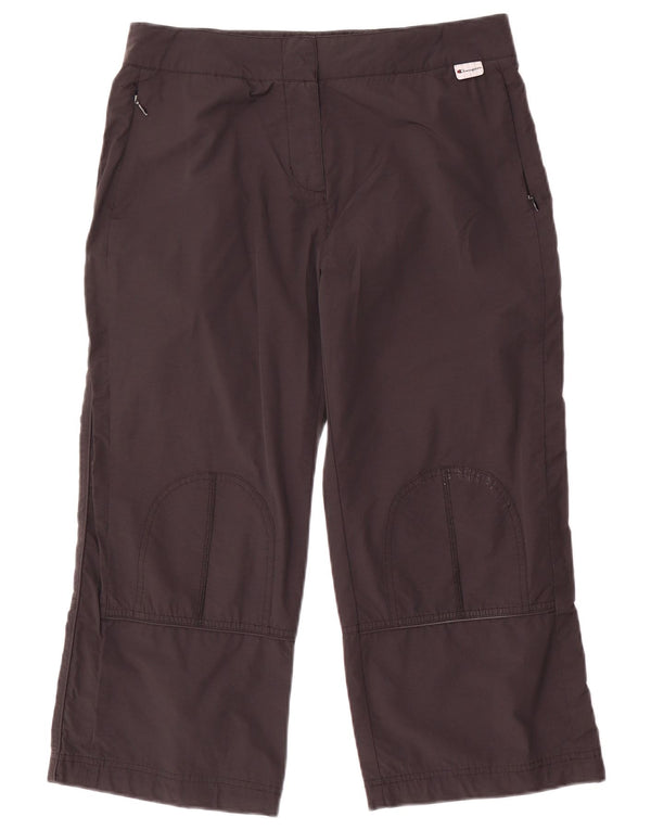 Champion Pantalones Capri Mujer Medianos W32 L22 Negro Algodón Deportes