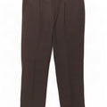 Marks & Spencer Pantalón de traje con pinzas para hombre W36 L31 Poliéster gris