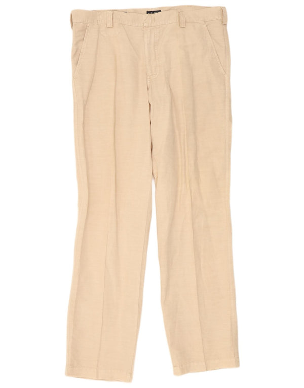 Armani Pantalones cargo rectos para hombre IT 56 3XL W42 L37 Algodón beige
