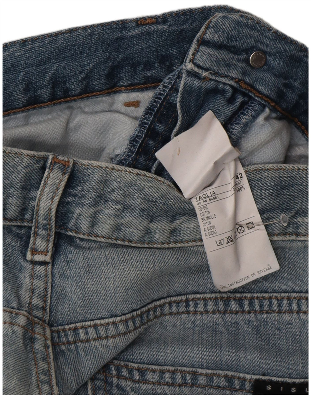 Sisley Jeans Bootcut para Mujer IT 42 Medium W30 L30 Algodón Azul