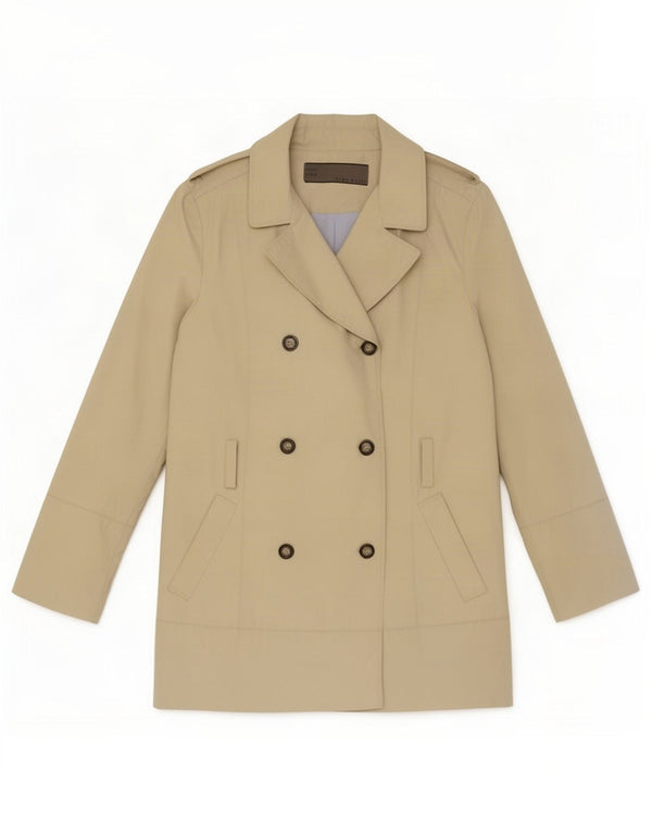 Zara Mujer Gabardina ES 40 XL Acetato Beige