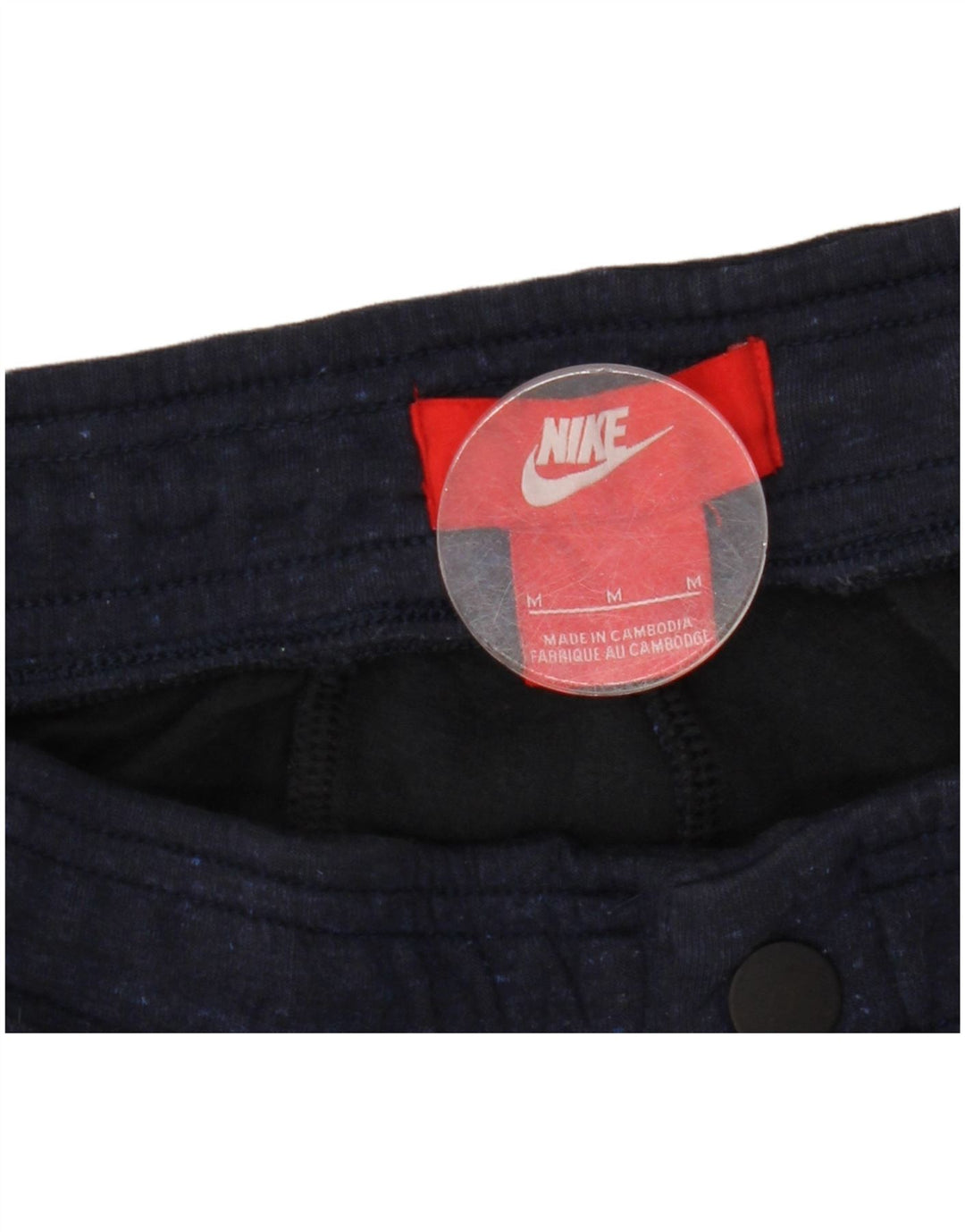 NIKE Hombre Crop Cargo Pantalones De Chándal Mediano Azul Marino Moteado
