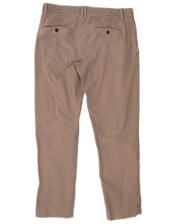 Pantalones chinos ajustados Penguin para hombre W32 L28 Algodón beige
