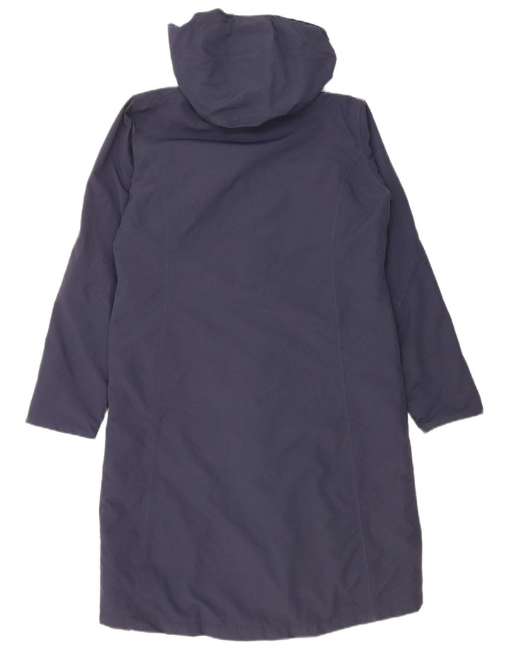Rohan Parka extragrande con capucha para mujer UK 10 Small Azul marino
