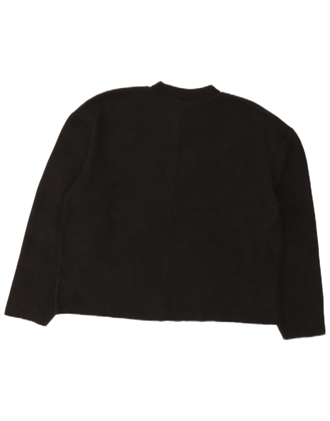 Zara - Jersey de cuello redondo para mujer, talla 40, talla M, color negro