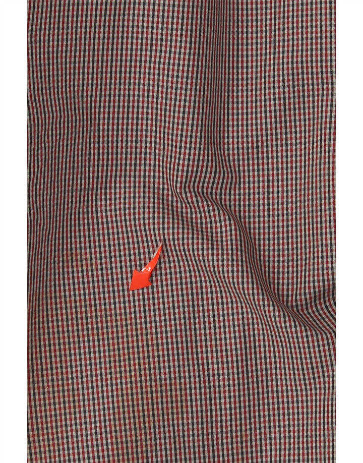 Quiksilver Chaqueta Bomber para Hombre UK 42 XL Algodón a Cuadros Rojo