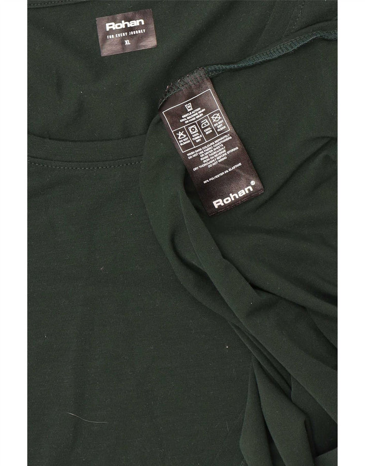 Rohan Camiseta Hombre Top XL Poliéster Verde