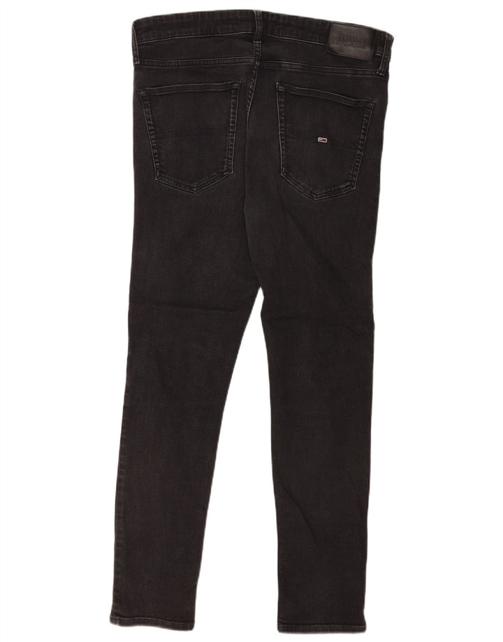 Tommy Hilfiger Vaqueros ajustados para hombre W34 L29 Algodón negro