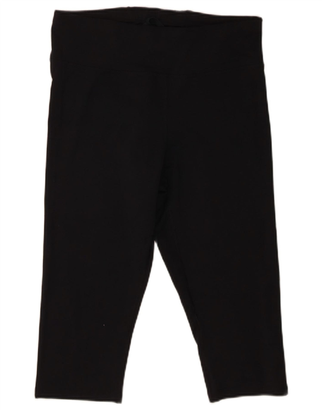 MARKS & SPENCER Womens Capri Leggings UK 14 Medium  Black Polyester