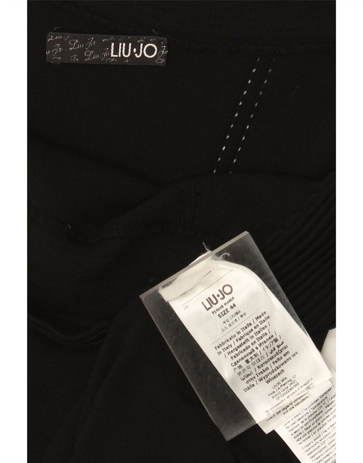 Vestido Liu Jo Mujer Con Hombros Descubiertos IT 44 Viscosa Negra Mediana
