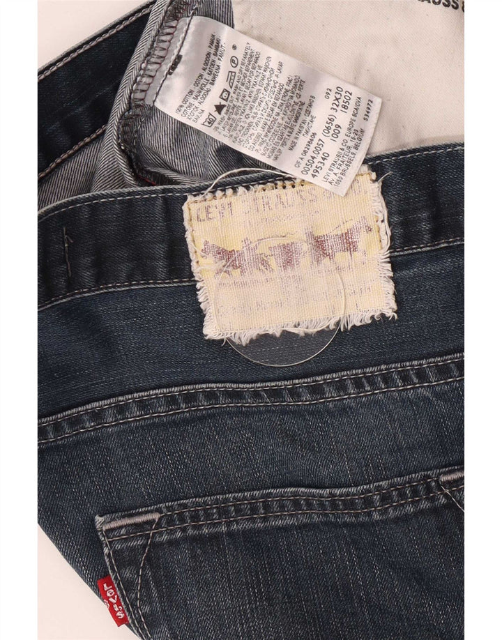 Levi's Hombre 504 Vaqueros Rectos W32 L27 Algodón Azul