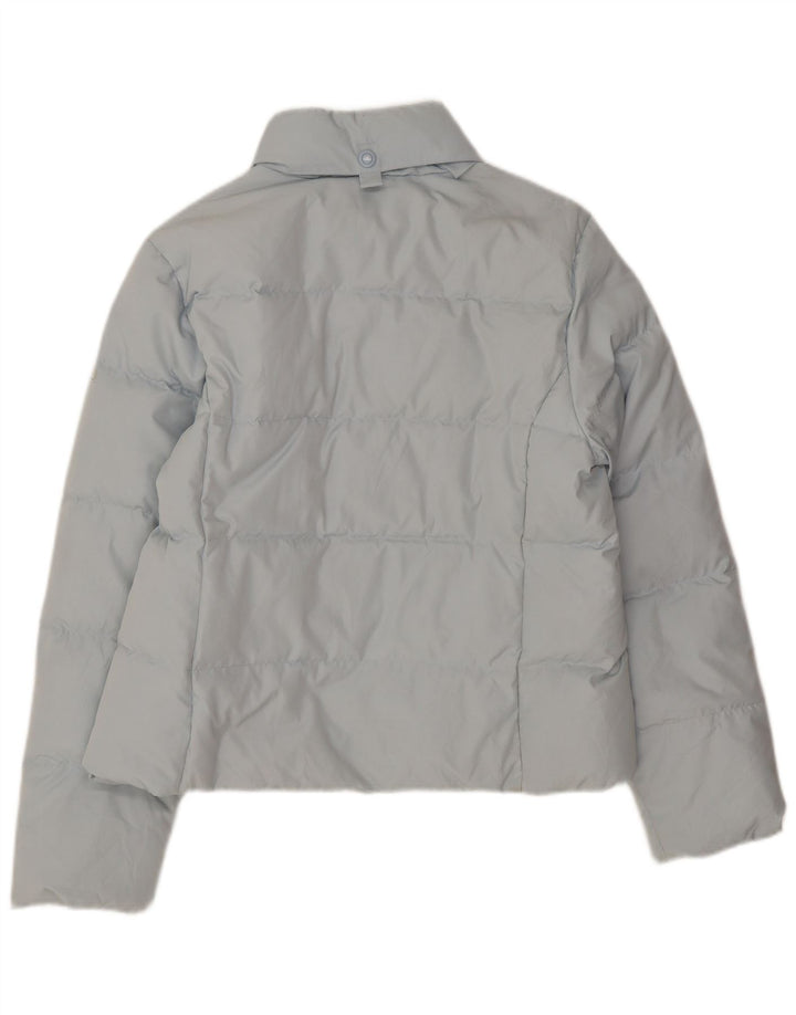 Champion Chaqueta Acolchada Con Capucha Para Mujer UK 42 Poliéster Azul Medio