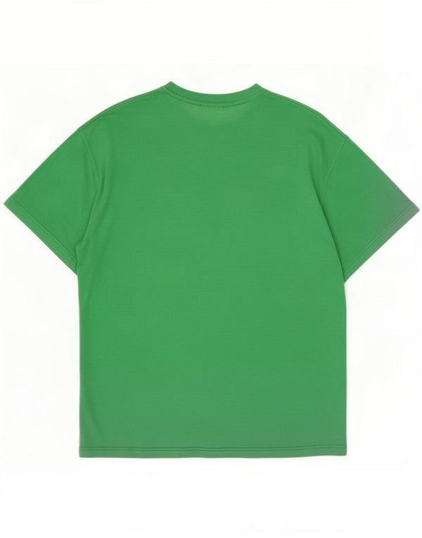 Umbro Hombre Camiseta Gráfica Top Algodón Verde Medio